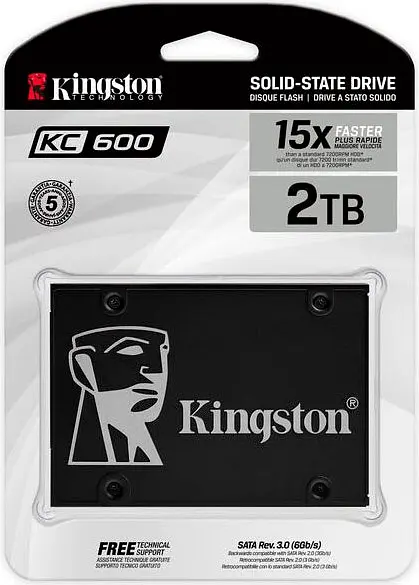 SSD накопичувач Kingston KC600 2TB (SKC600/2048G) [81586] - фото 4