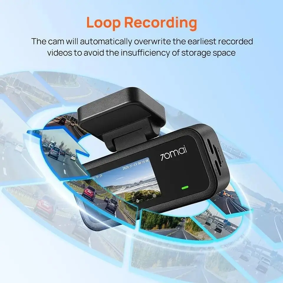 Відеореєстратор Xiaomi 70mai Smart Dash Cam A210 1 камера - фото 4