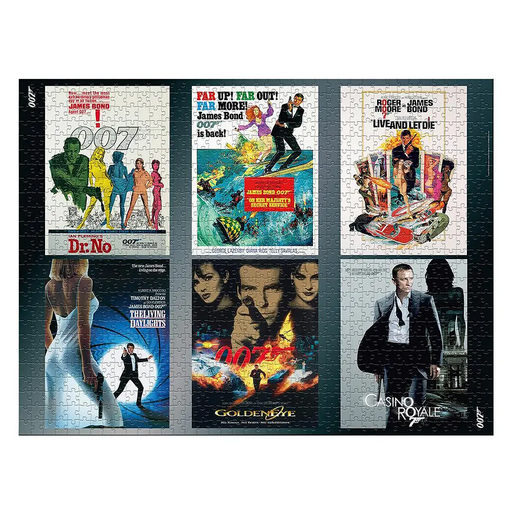 Пазл JAMES BOND 007 Actor Debut Poster 1000 pcs - фото 2