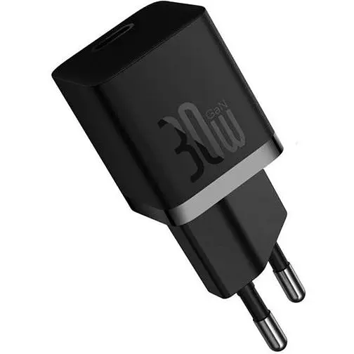 Зарядний пристрій Baseus GaN5 Fast Charger (mini) 1C 30W Black (CCGN070401) - фото 3