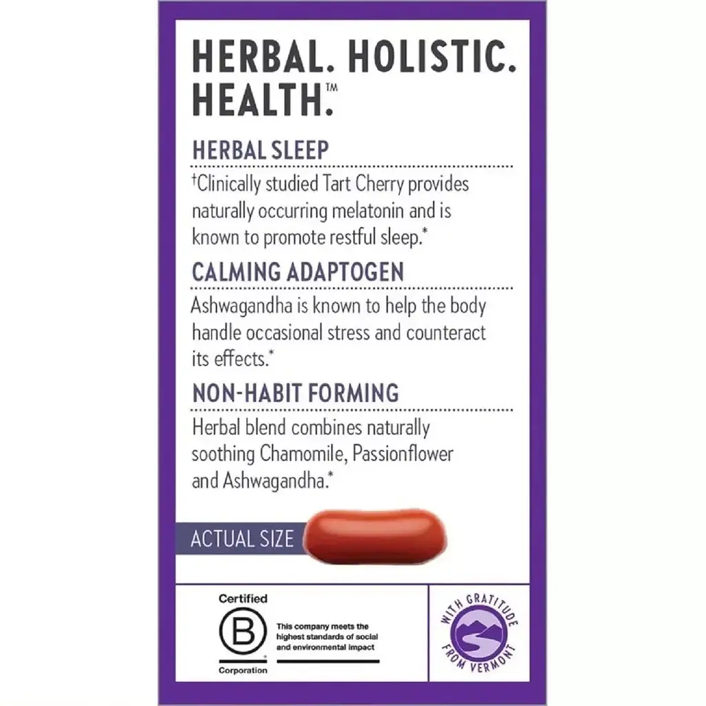 Трави для здорового сну New Chapter Multiherbal Sleep 30 капсул - фото 3