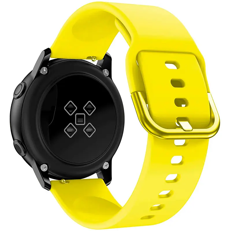 Силиконовый ремешок One Watchbands желтый для Samsung Galaxy Watch 3 41mm (WB0021ONEOYELLOW341) - фото 2