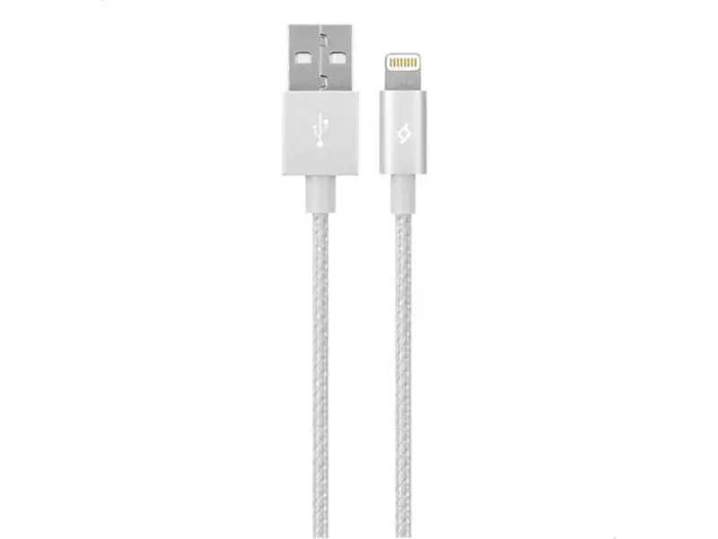 Кабель Ttec Alumi MFi Lightning 1m Silver (2DKM02G)