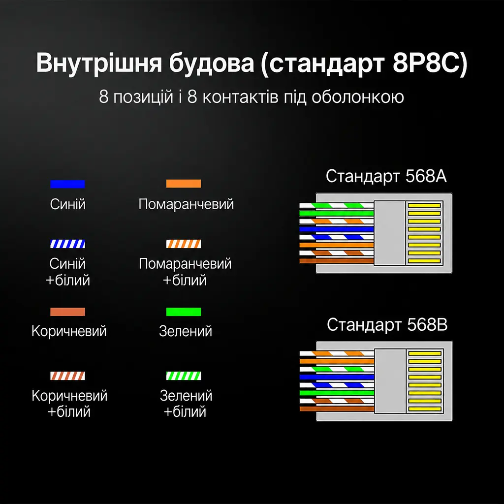 Штекери Ethernet UGREEN NW111 10 шт. модульні конектори RJ45 8P8C екрановані Cat6 FTP для мережі 1000 Мбіт/с тризубчасті позолочені контакти 3U кліщі для обтискання потрібно придбати окремо для кабелю із зовнішнім діаметром оболонки до 6,5 мм для одножильних і багатожильних провідників (20333) - фото 9