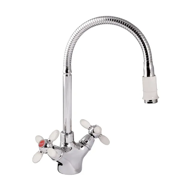 Смеситель для кухни Zerix Z5860-7 ZX0349 Хром - фото 1