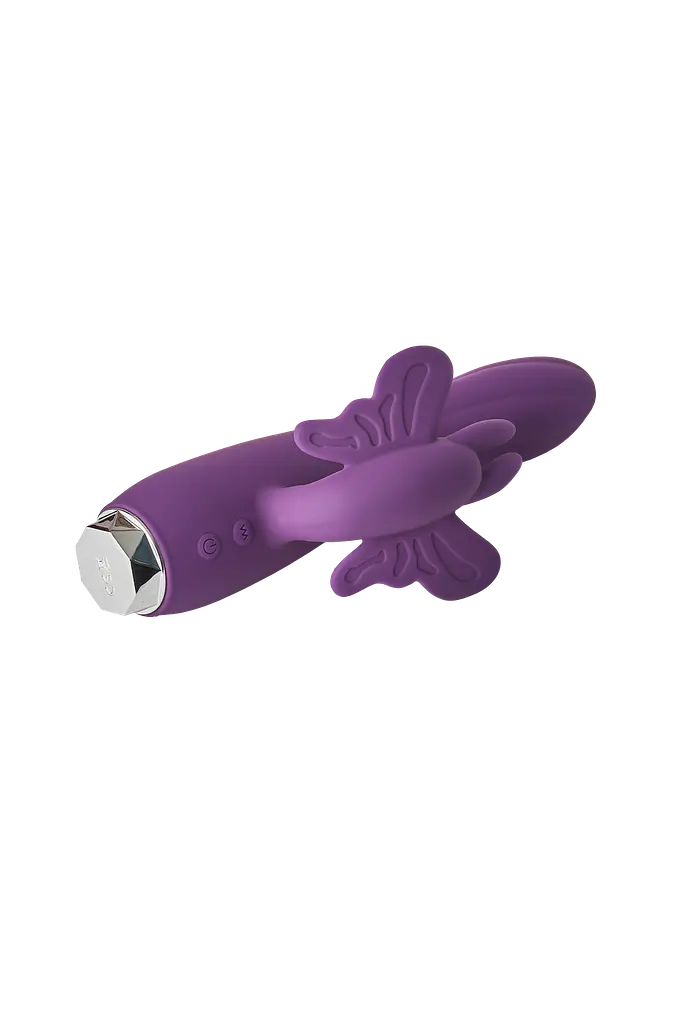 Вібратор кролик Dream Toys Flirts Butterfly Vibrator Purple - фото 3