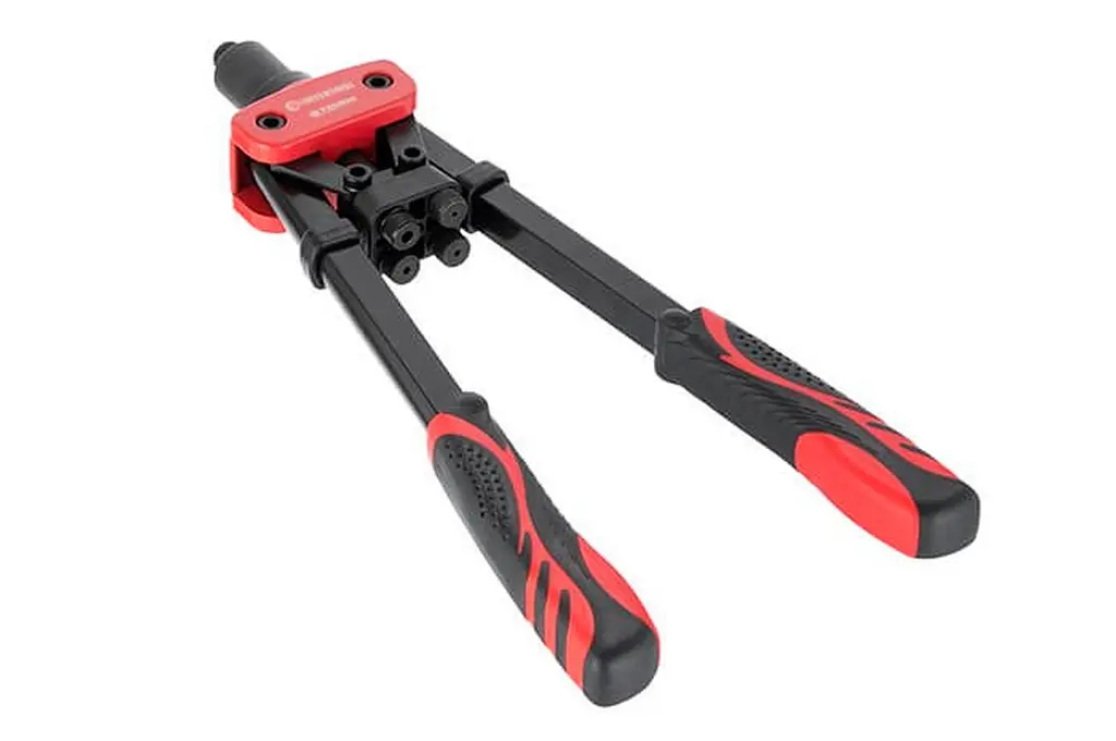 Заклепочник ручной для вытяжных заклепок рычажный Intertool Storm RT-0018 360 x ø2.4 x 3.2 x 4 x 4.8 x 6.4 мм - фото 3