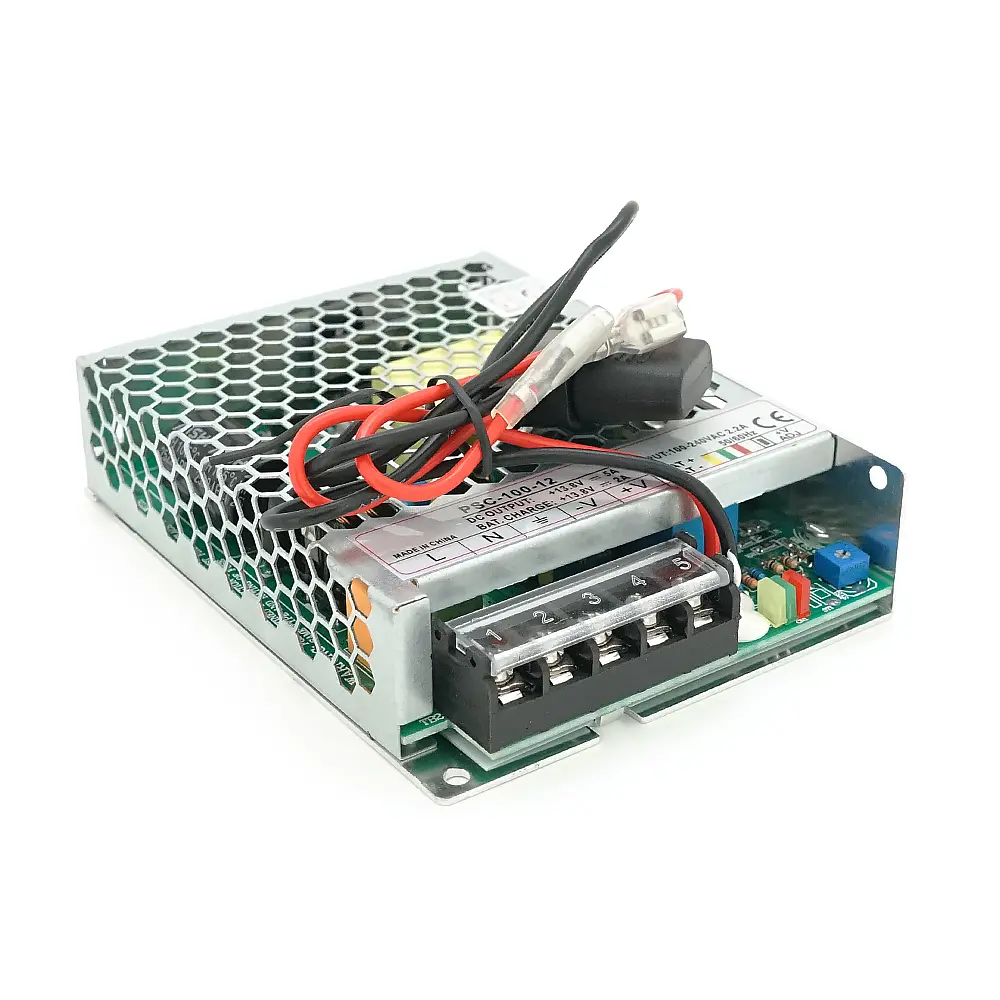 UPS без боксу CEKO PSC-100-12 під зовнішній акб, потужність 12V(100W), струм заряду акб 13.8V/2А, метал, 129×97×30 мм