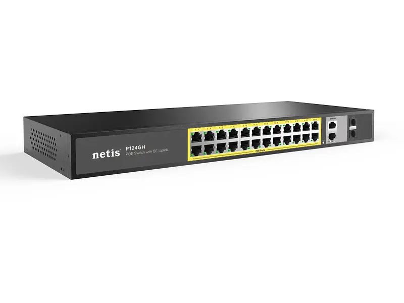 Комутатор Netis SYSTEMS P124GH некерований - фото 2