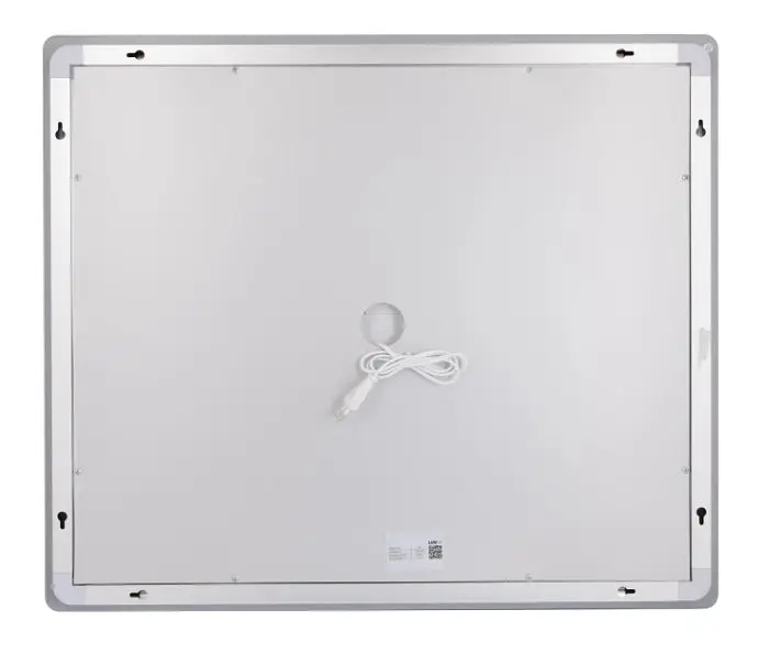 Дзеркало Lidz Kubis (KU2) 600х700 мм, прямокутне, з LED-підсвічуванням Touch LDKU60070049286 - фото 5