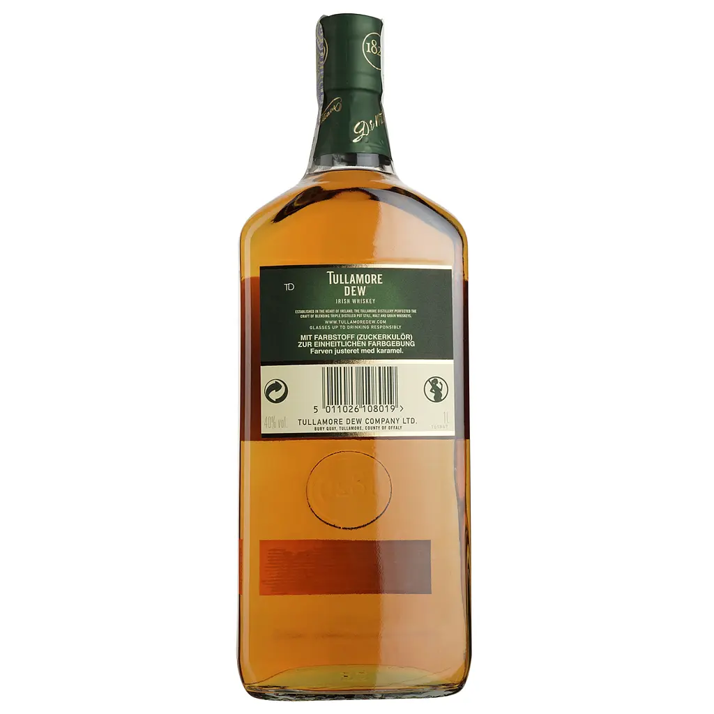 Упаковка виски Tullamore Dew Original 40% 12 л (1 л х 12 шт.) - фото 3