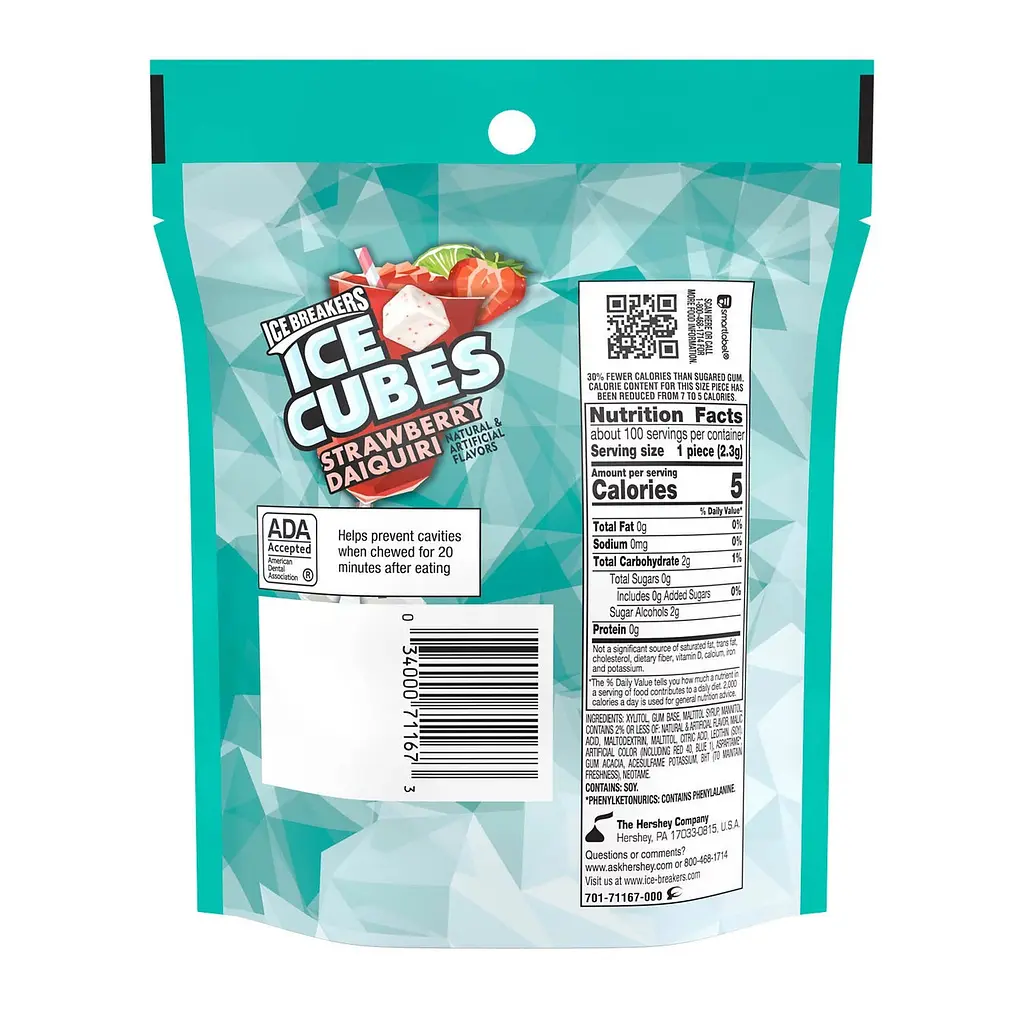 Жуйка Ice Breakers Ice Cubes Strawberry Daiquiri 92 g - фото 2