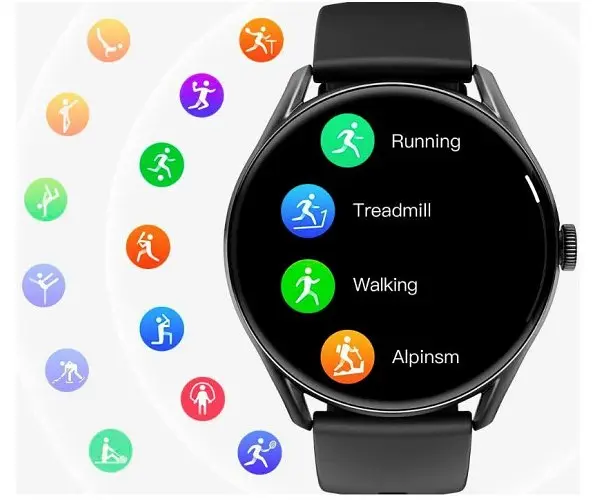 Смарт-часы Xiaomi QCY Watch GT черные - фото 3