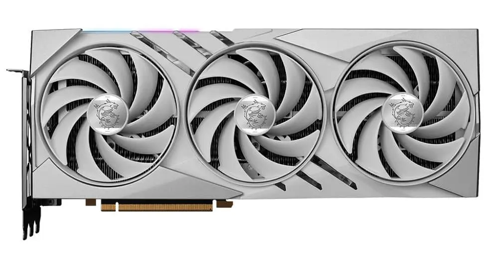 Відеокарта MSI RTX 4080 SUPER 16G GAMING X SLIM WHITE (RTX 4080 SUPER 16G GAMING X SLIM WHITE) (GDDR6X, 256 bit, PCI-E v4.0 x16) FR