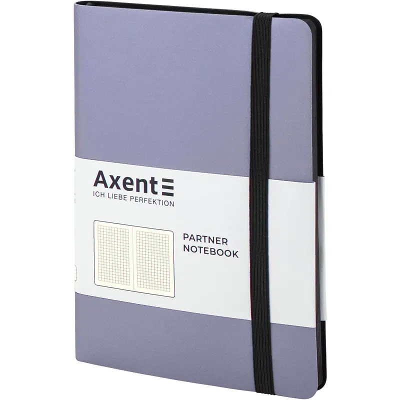 Книга записная Axent Partner Soft A5- в клеточку 96 листов серебристая (8206-34-A) - фото 2