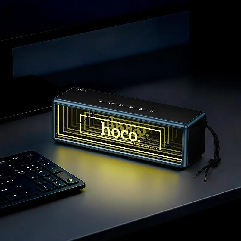 Акустика Hoco Luz sports BT speaker HC40 IPX4 |BT6.0, AUX/USB/TF/FM, TWS, 10Wx2, 5h| - фото 2