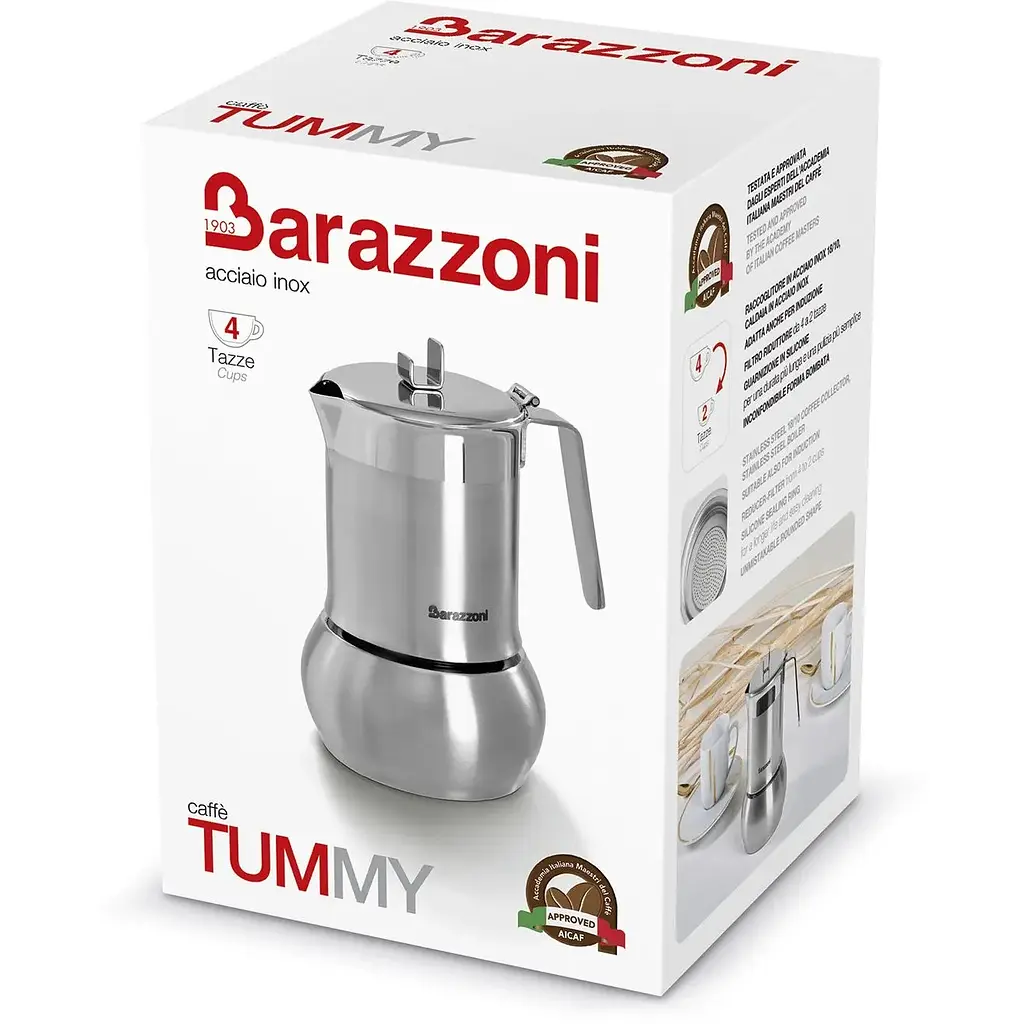  Кавоварка Barazzoni CaffeTummy 4 чашки (830010004) - фото 3