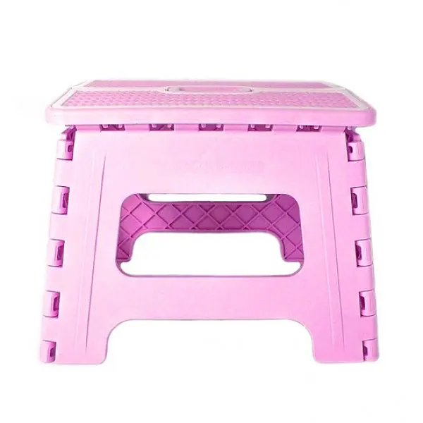 Табурет раскладной Stenson R88945 30х24х22 см розовый (26143) - фото 2