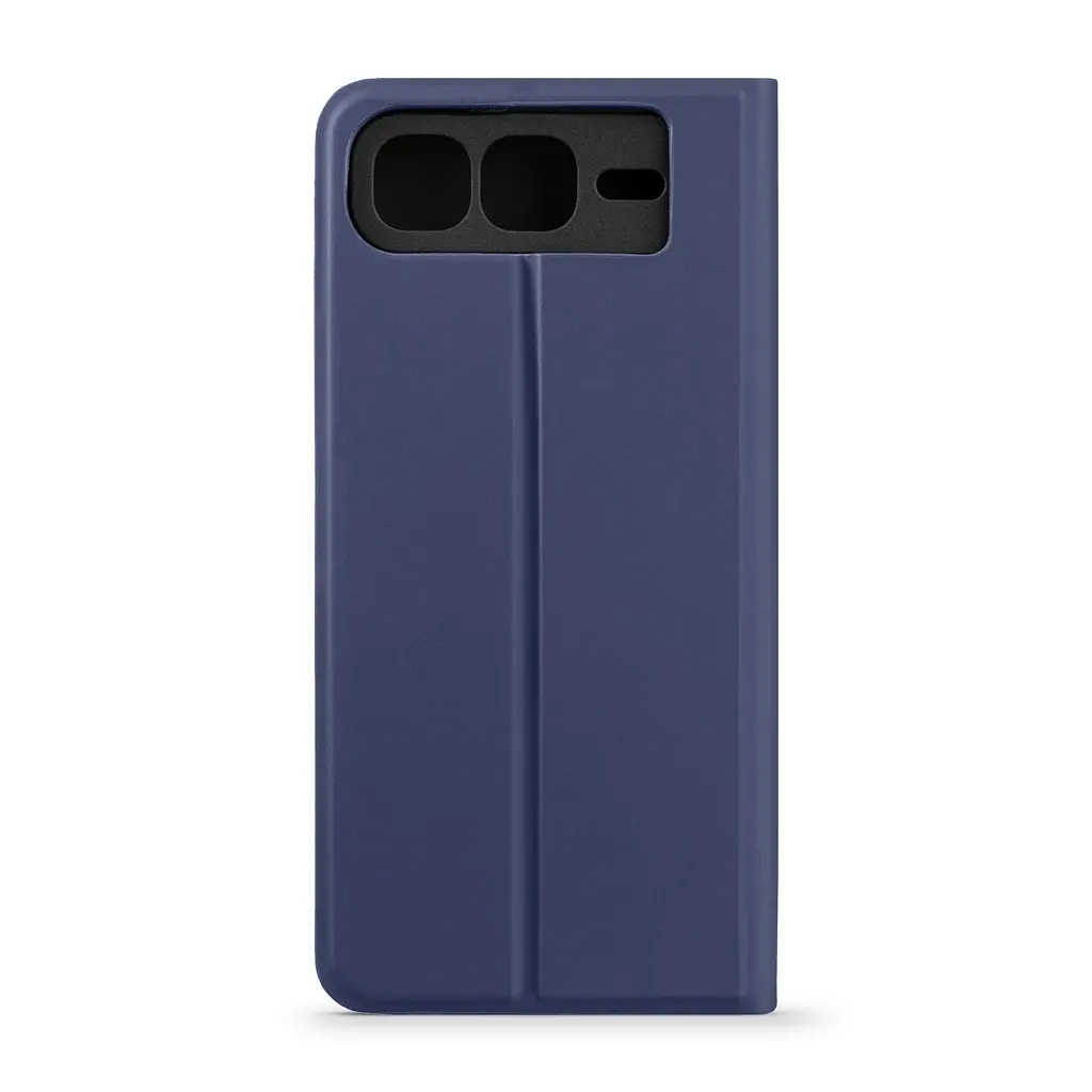 Чехол-книжка для Infinix Smart 10 Plus 4G, OneFold Case, синий, из экокожи (PU) и TPU, с магнитом, с подставкой и отделением для карт, трансформируемый в подставку, противоударный, защита всего корпуса, ArmorStandart (ARM87989) - фото 2
