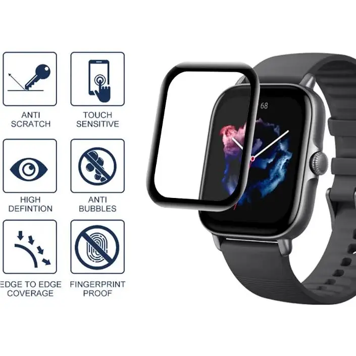 Захисна плівка DK Composite Film box для Xiaomi Amazfit GTS 3 (black) - фото 3