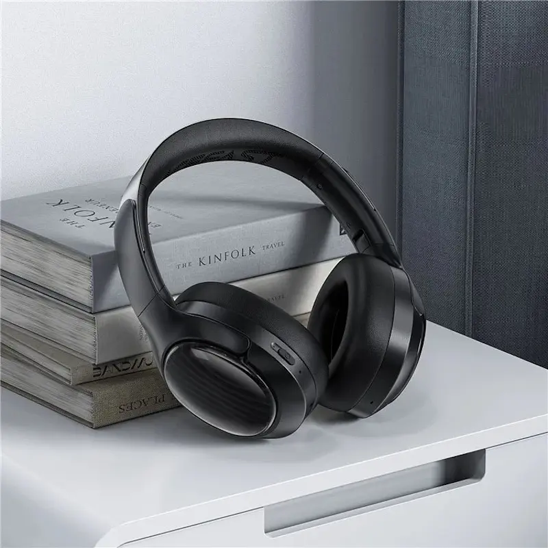 Бездротові накладні навушники ACEFAST H5 active noise cancelling wireless headset Black (6974316284277) - фото 5