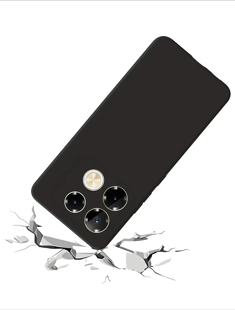Силиконовый чехол BeCover для Infinix Note 40 Pro (X6851) Black (711179) - фото 2