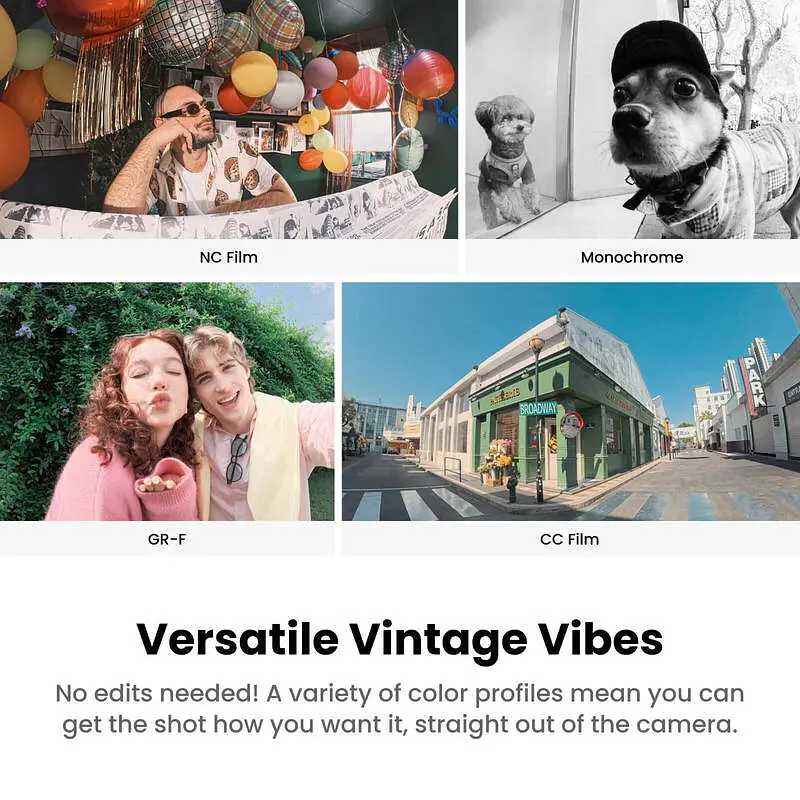Екшн-камера Insta360 GO 3S Retro Bundle (Special Edition) Canvas White 128G - фото 12