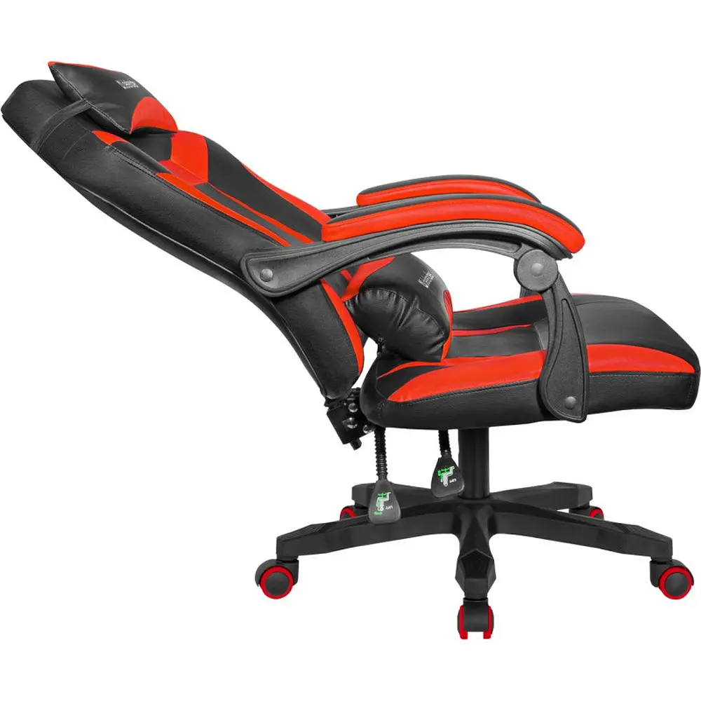 Крісло ігрове Defender Master поліуретан 50 мм клас 4 Black/Red - фото 4