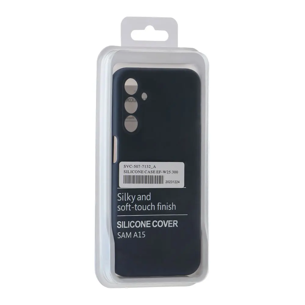 Чохол-накладка Liquid Silicone AA Samsung Galaxy A15 4G / A15 5G Black (35384_3345992) - фото 2