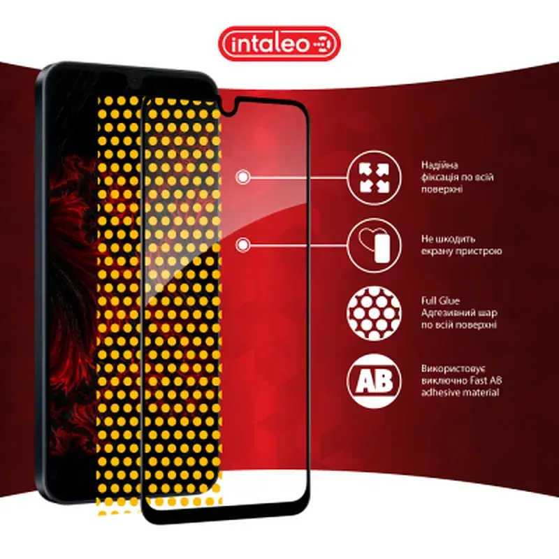 Скло захисне Intaleo Full Glue Samsung A16 Black (1283126598715) - фото 7