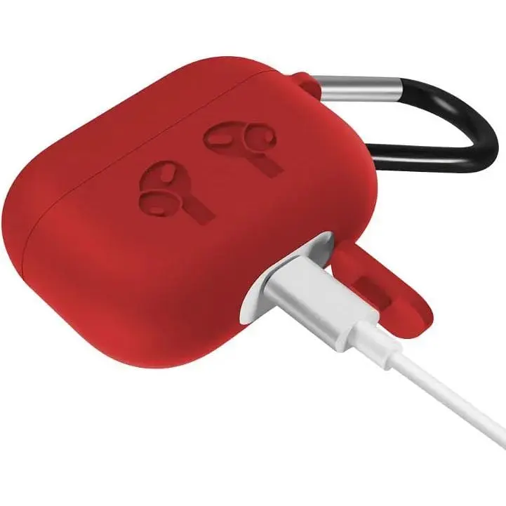 Чохол BeCover Silicon Protection для Apple AirPods Pro Red (704503) - фото 3