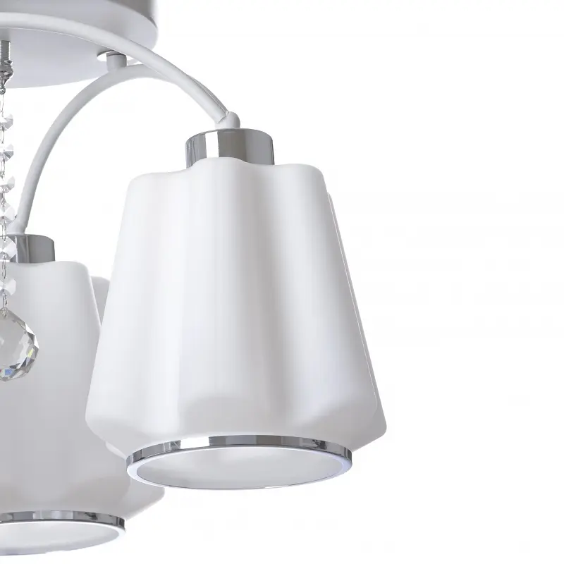 Люстра стельова Brille класична E27 60W WH (BL-426C/3) - фото 4