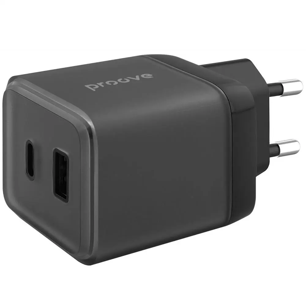 Зарядний пристрій Proove Pure GaN Plus 30W (Type-C + USB) black (WCPU30111201) - фото 5