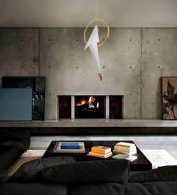 Люстра подвесная Brille в спальню LED 6W WW G (BR-01 679S/1) - фото 3