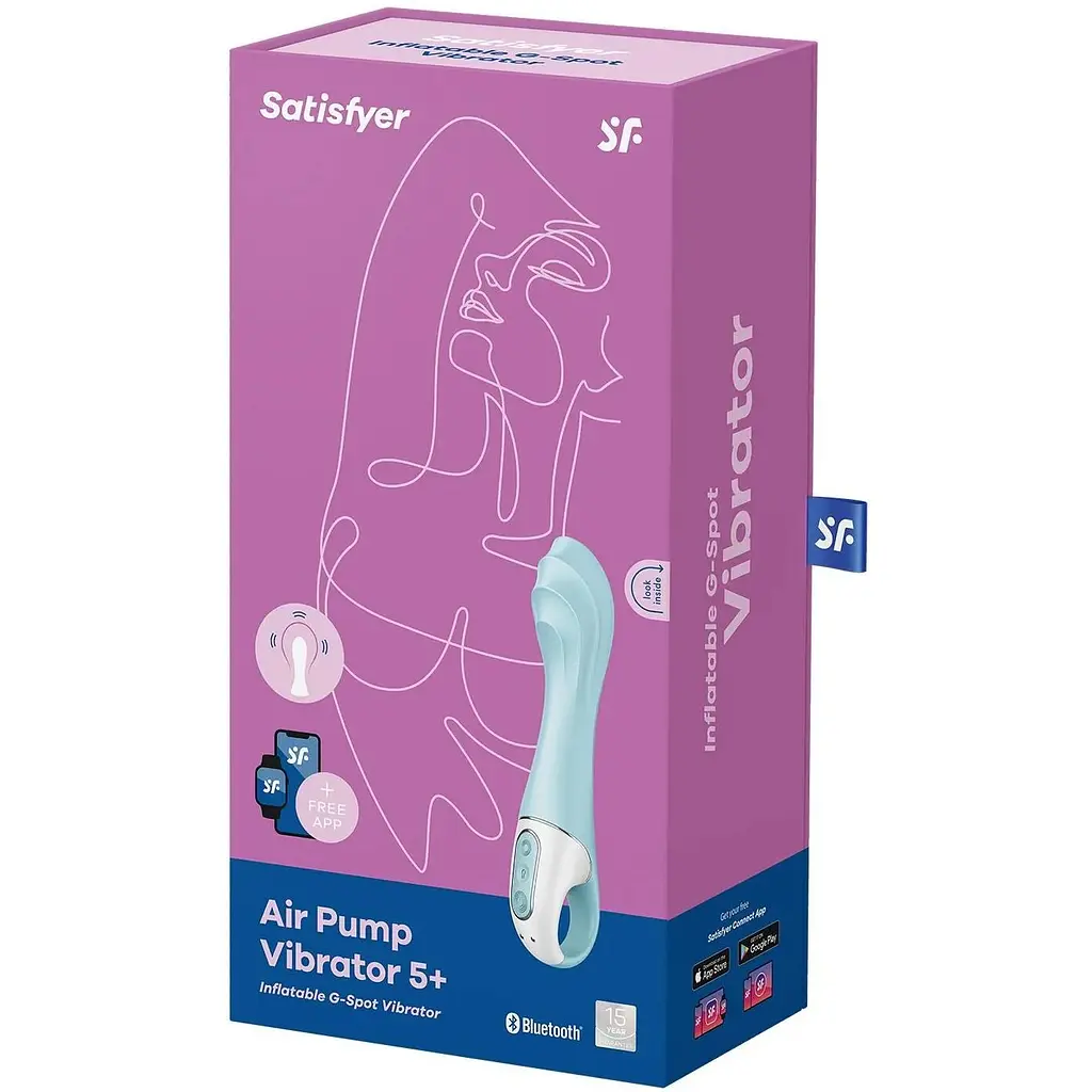 Смарт-вібратор точки G Satisfyer Air Pump Vibrator 5+, надувається - фото 8