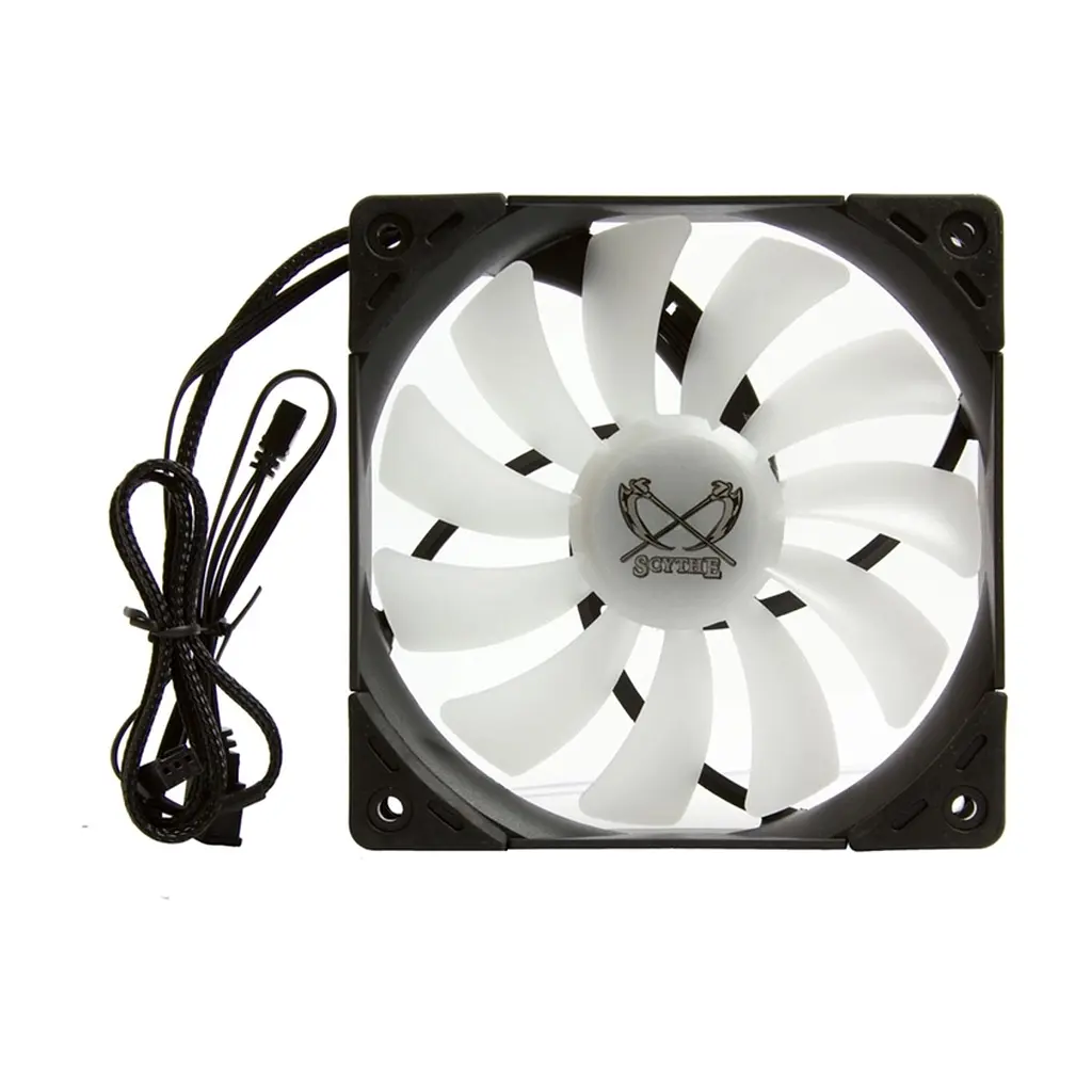 Кулер для корпуса Scythe Kaze Flex 120 RGB Fan (SU1225FD12LR-RD) - фото 4