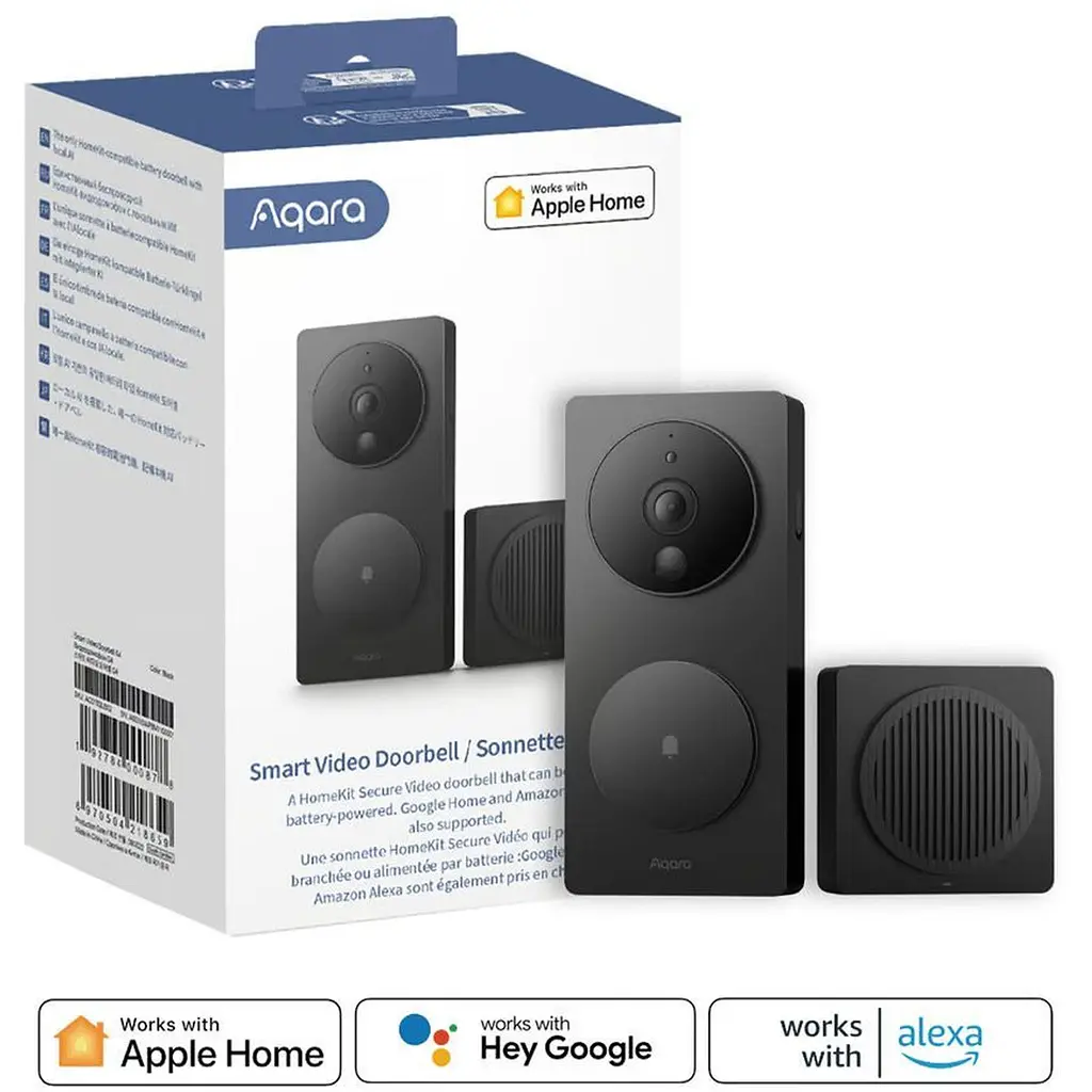 Дверной звонок Aqara Smart Video Doorbell G4 Grey (SVD-C03) EU [82846] - фото 3