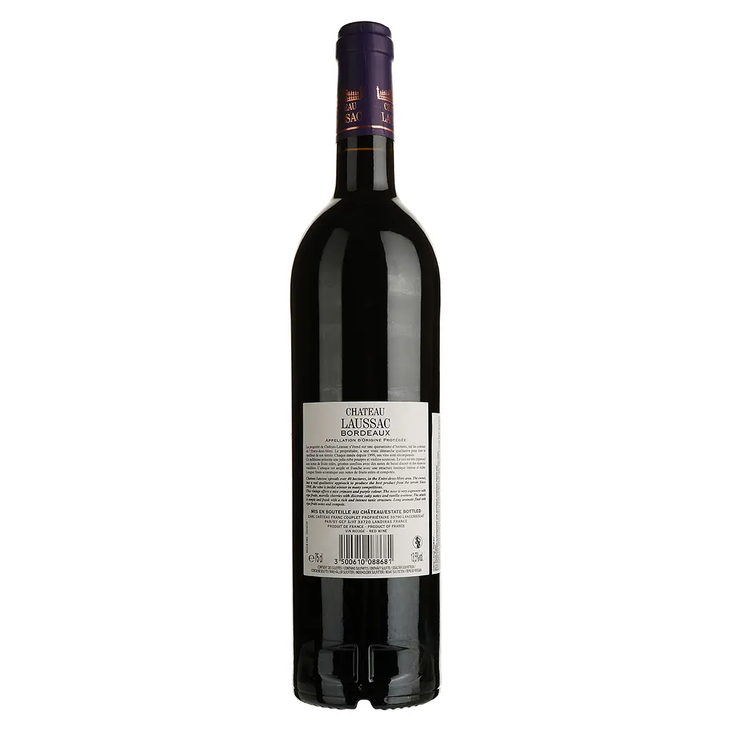 Вино Chateau Laussac Bordeaux красное сухое 0.75 л - фото 2