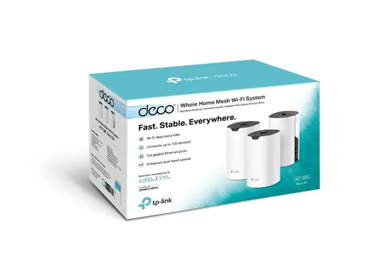Комплект з трьох Mesh Wi-Fi маршрутизаторів TP-Link Deco S4(3-pack) - фото 3