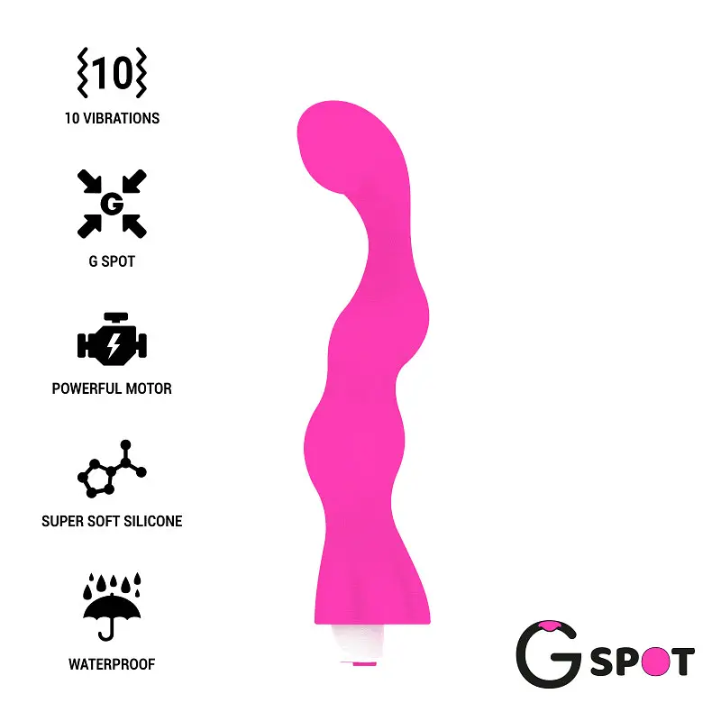 Вібратор для зони G GEORGE, колір: рожевий G-SPOT (Іспанія) G-SPOT GS907402 103081 - фото 2