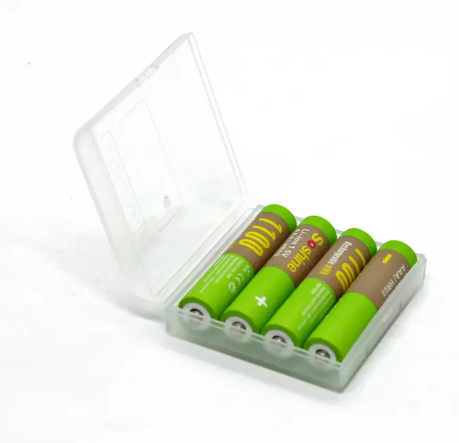 Акумулятор Soshine Li-ion R03 730mAh AAA 10440 USB 1.5V (Зелений) - фото 4