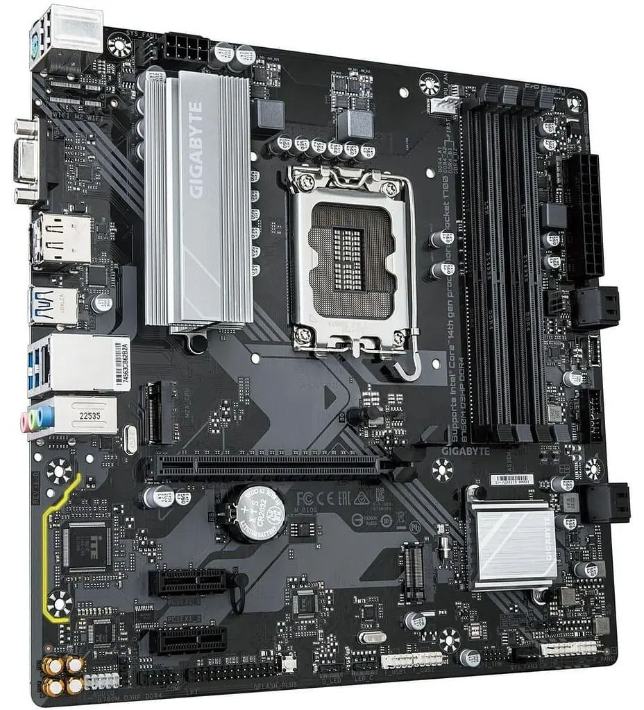 Материнська плата GIGABYTE B760M D3HP DDR4 (B760M D3HP DDR4) (Socket 1700, Intel B760, Micro-ATX) - фото 2