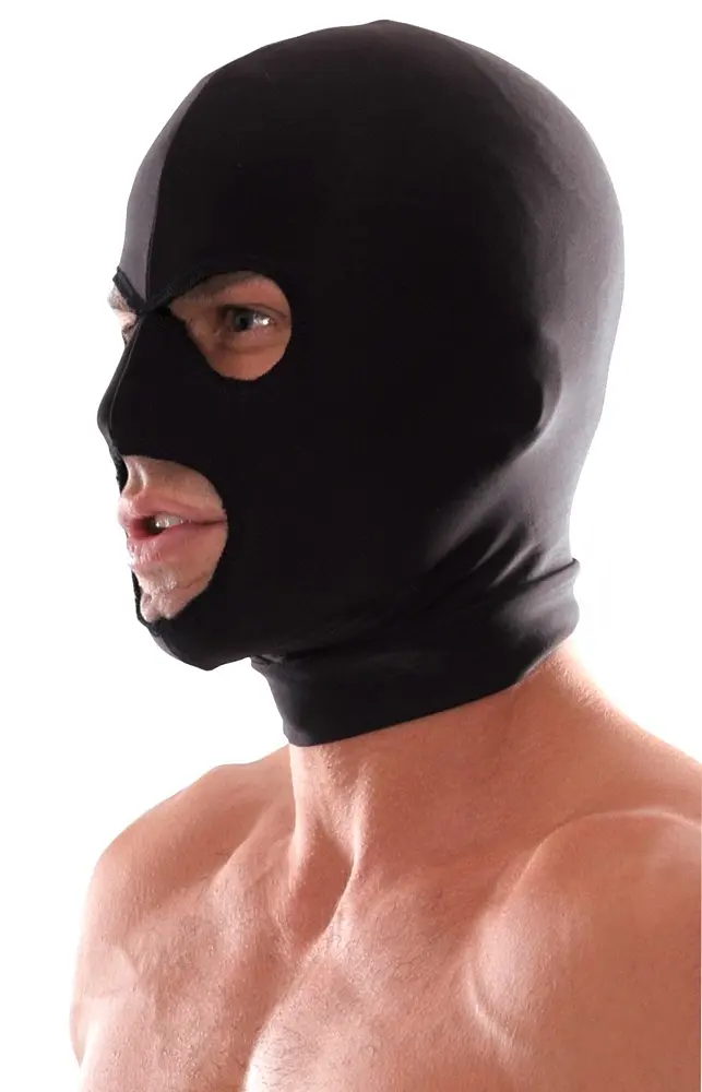 Маска Pipedream Fetish Fantasy Series Spandex 3 Hole Hood (чорний) - фото 2