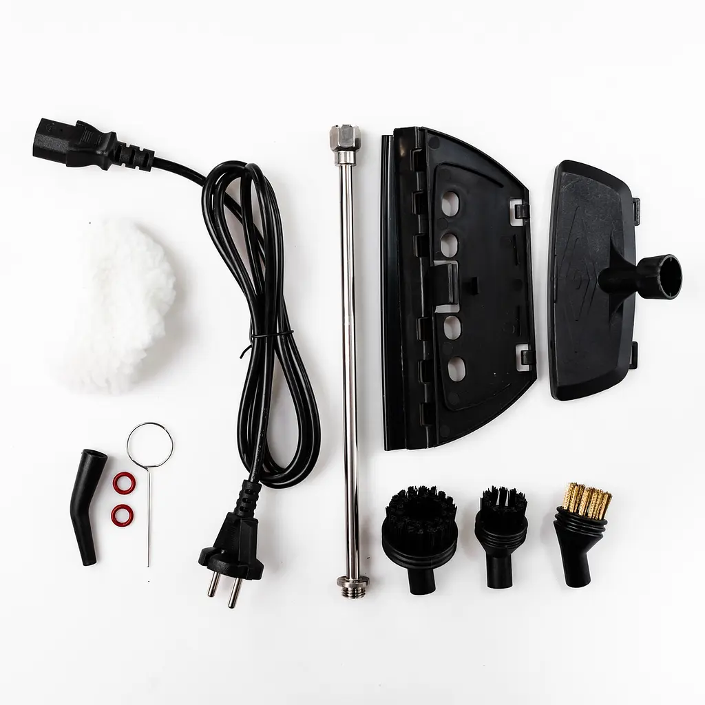 Пароочисник ручний Steam Cleaner 2500 Вт із набором насадок відпарювач Білий HP-SC-002-white - фото 7