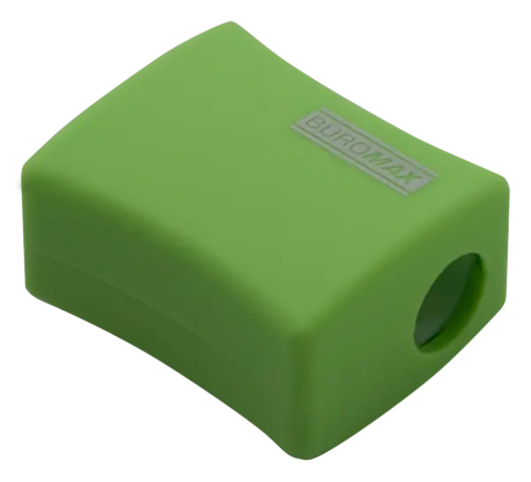 Точилка с контейнером Buromax Rubber Touch, в ассортименте (BM.4778-1) - фото 2