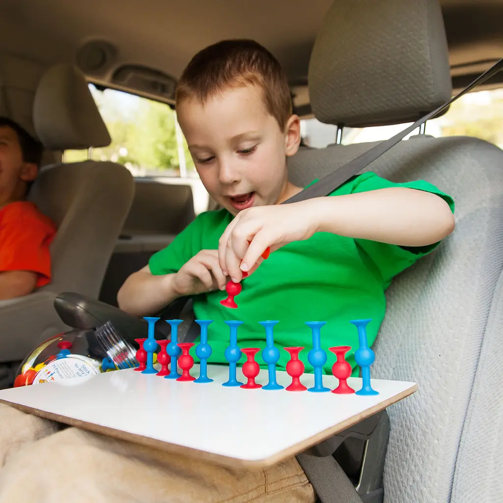 Конструктор Fat Brain Toys Mini Squigz з присосок 75 шт. (F107ML) - фото 5