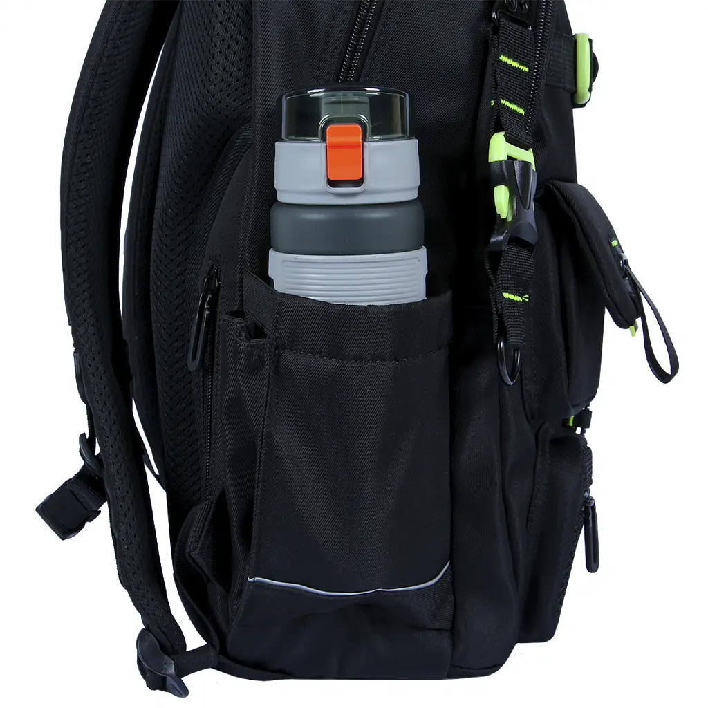 Рюкзак шкільний Yes TS-43L Just Black 43х30х16 см чорний (550480) - фото 5
