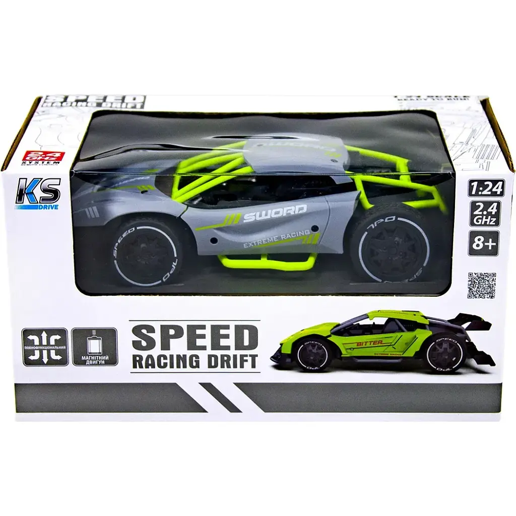 Машинка на радіокеруванні Sulong Toys 1:24 Speed Racing Drift Sword Gray (SL-289RHG) [114163] - фото 8