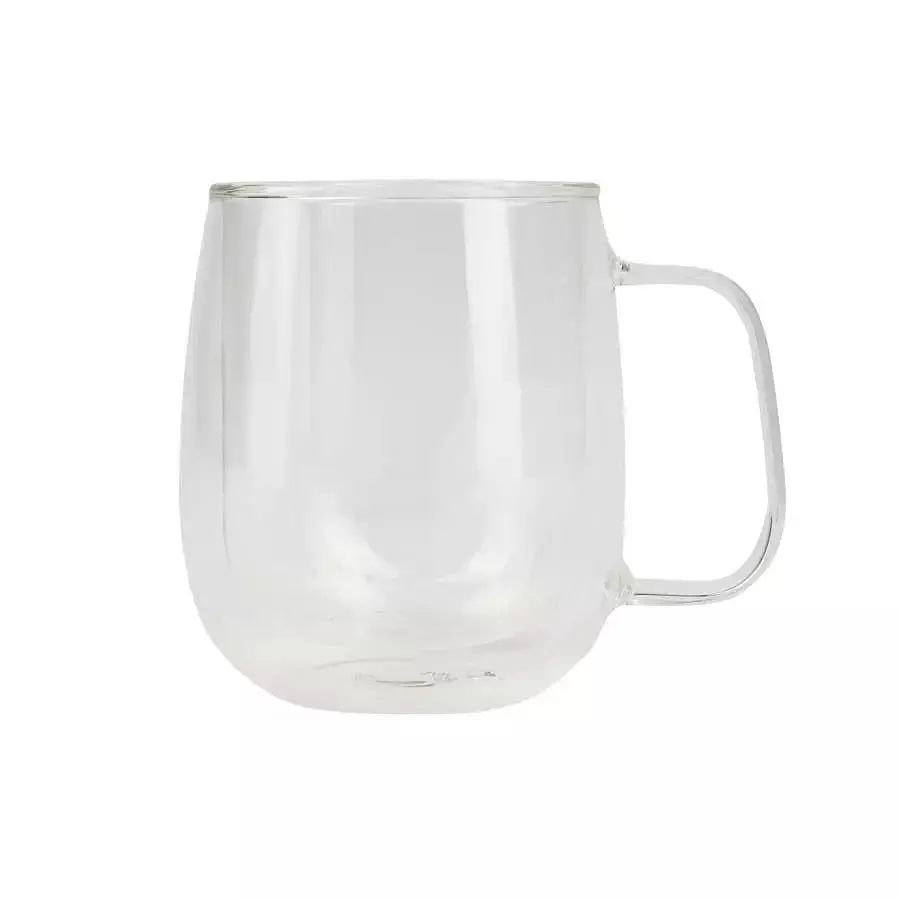 Набір склянних чашок Bergner Coffee & tea lovers 440 мл 2 шт (BG-20116-MM) - фото 2