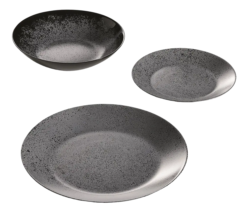 Тарілка десертна Luminarc Slate Black, 18 см (6788146) - фото 4